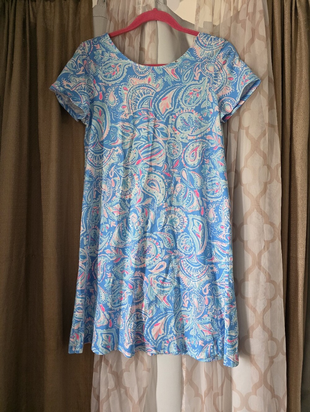 Lilly Pulitzer Size Small Zanzibar Blue Fish Kiss Kimi Dress